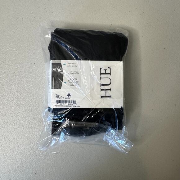 NWT Black Opaque Hue Tights Size 3 - Picture 2 of 4